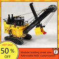 Pelle mécanique à câbles MOC – 3 170 pièces – engin de chantier à construire