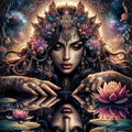 Puzzle Femme & Fleur de Lotus – 500 Pièces