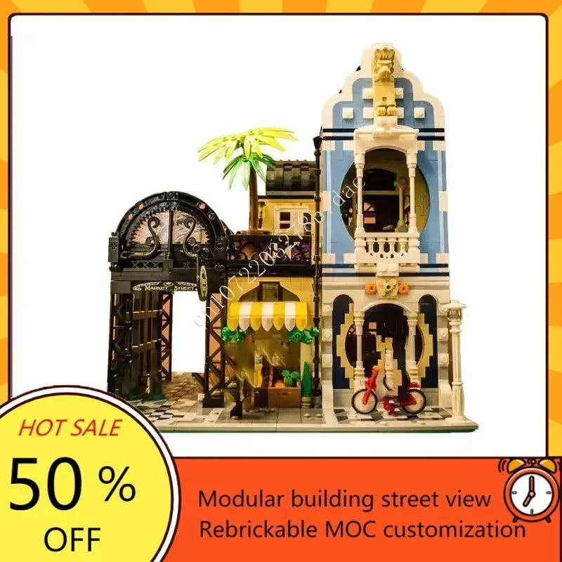 Maison Art Nouveau – Maquette 3D en Blocs de Construction – 2 591 Pièces