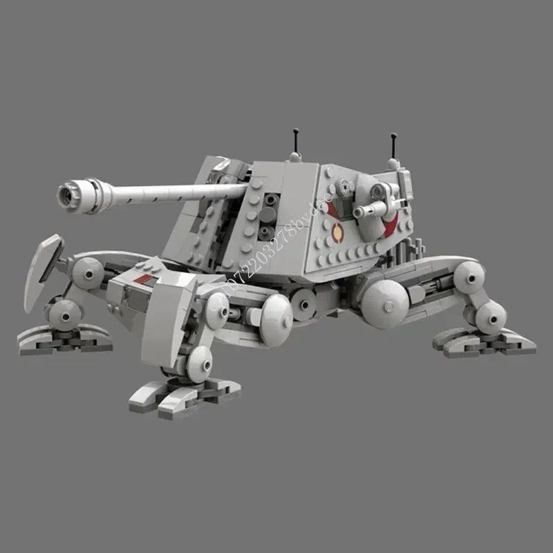 Marcheur d’artillerie futuriste en briques MOC – 644 pièces – Modèle à construire