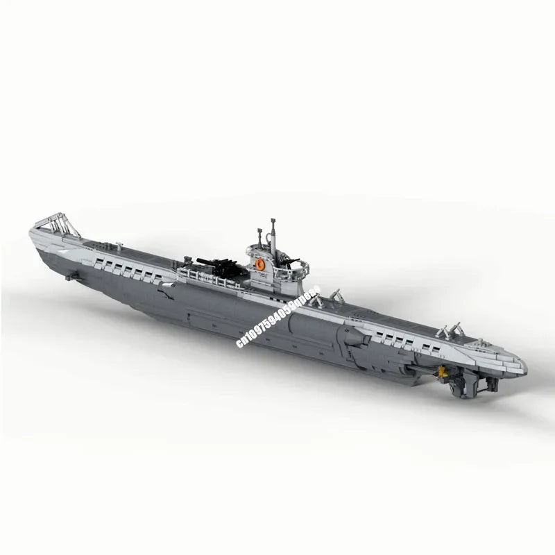 Sous-marin à Construire – 4 565 Pièces | Maquette en Briques