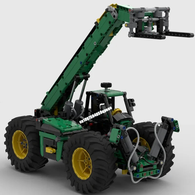 Tracteur Télescopique à Construire – 1156 Pièces | Jeu de Construction Technique