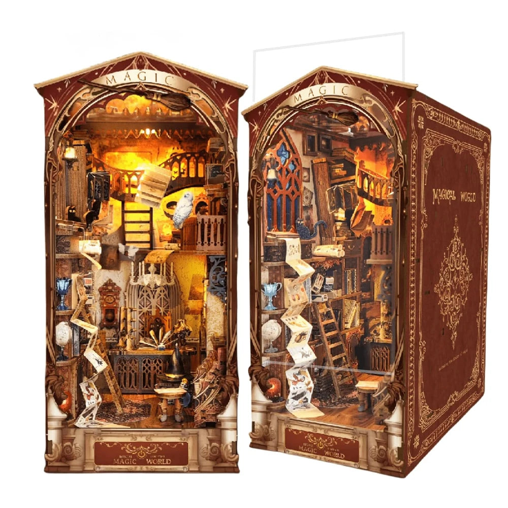 Maison Magique 3D en Bois – Kit DIY Univers de Sorcier
