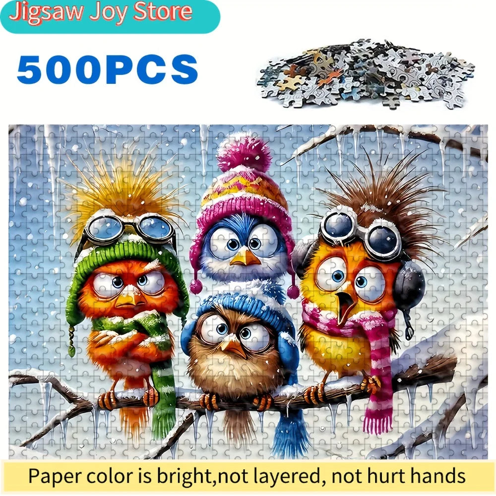 Puzzle pour Adultes – 500 Pièces – Jeu de Détente et de Concentration