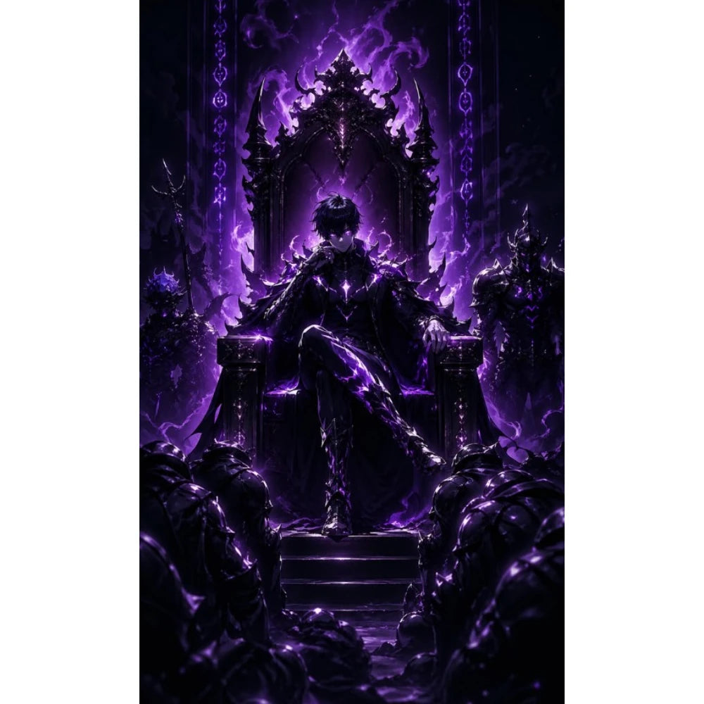 Puzzle Adulte Personnage Anime sur le Trône – 500 à 2000 Pièces