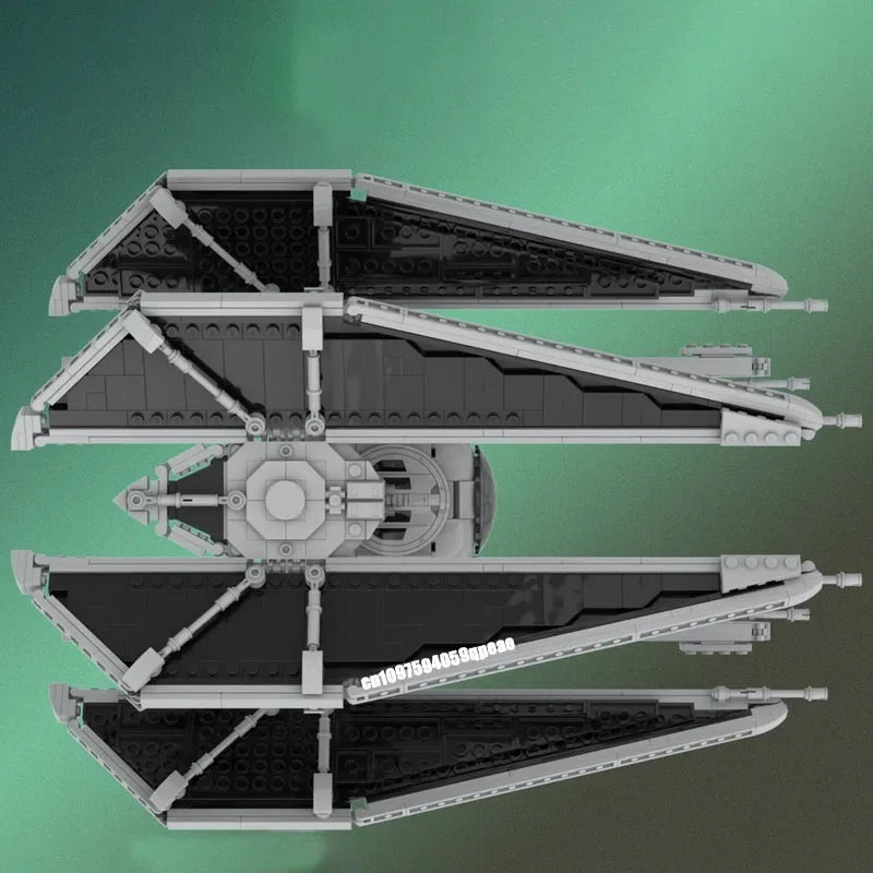 Chasseur spatial TIE Defender en briques – 1570 pièces – Modèle MOC à construire