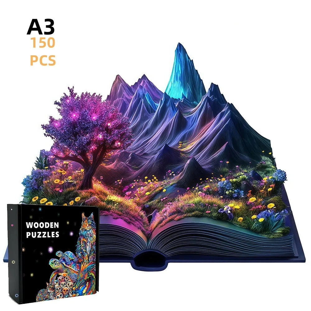Puzzle en bois animaux – Pièces originales et illustrations colorées