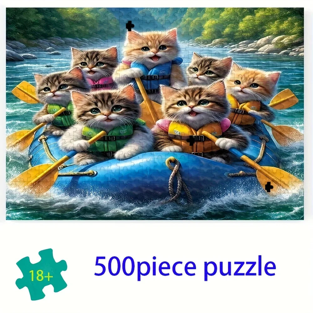 Puzzle pour adultes 500 ou 1000 pièces – Jeu de détente et de réflexion