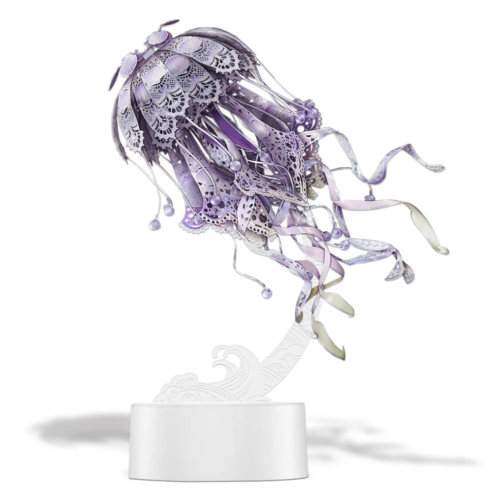Méduse Colorée Piececool – Puzzle 3D en Métal à Construire