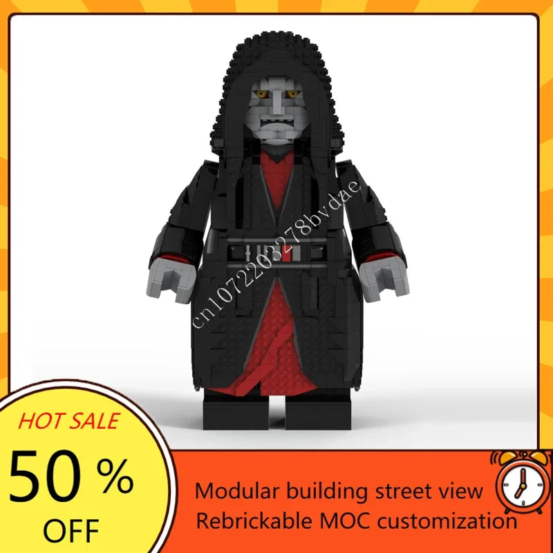 Figurine Empereur Galactique à Construire – Briques de Construction & Modèle de Collection
