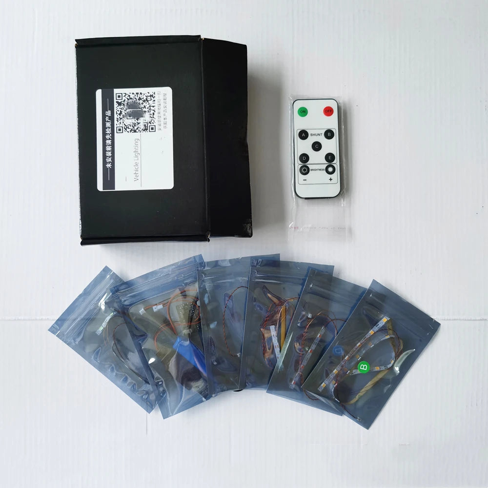 Kit d’éclairage LED pour pyramide en briques – Avec télécommande