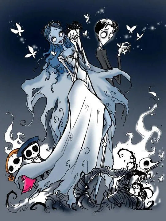 Puzzle La Mariée Cadavérique – Univers Gothique – 1000 Pièces
