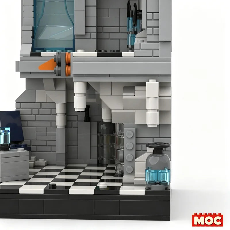 Laboratoire futuriste à construire – Kit MOC 621 pièces