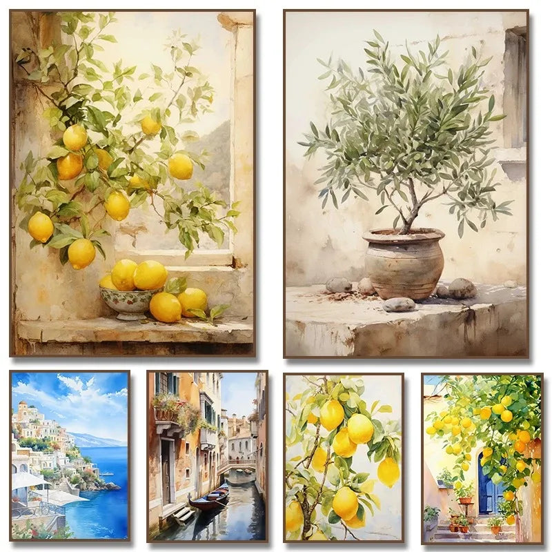 Puzzle Méditerranéen Citronnier & Olivier – 1000 Pièces