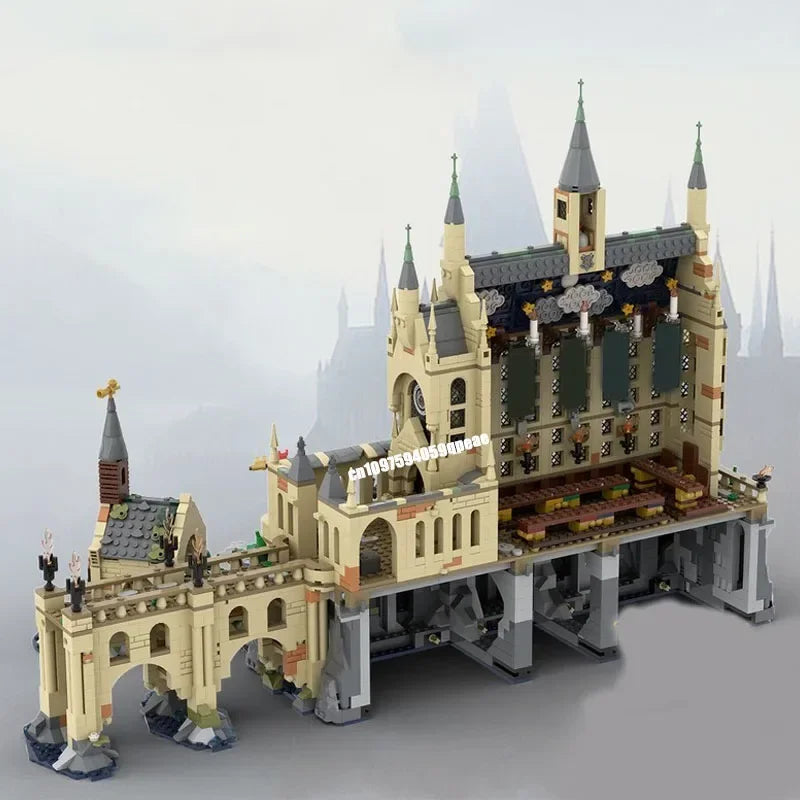 Château fantastique avec hangar à bateaux MOC – 3 123 pièces