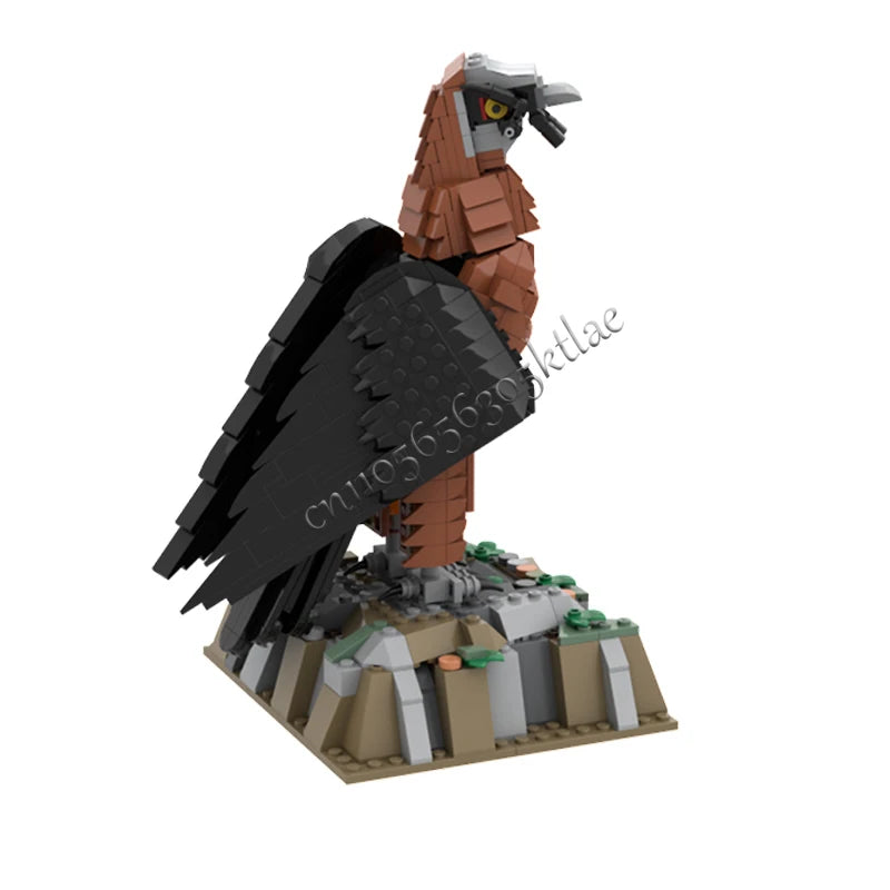 Maquette Vautour Barbu – 842 Pièces à Construire, Modèle DIY