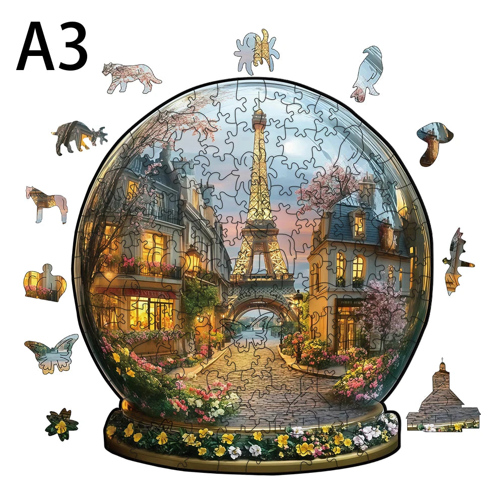 Puzzle en bois animaux – Pièces originales et illustrations colorées