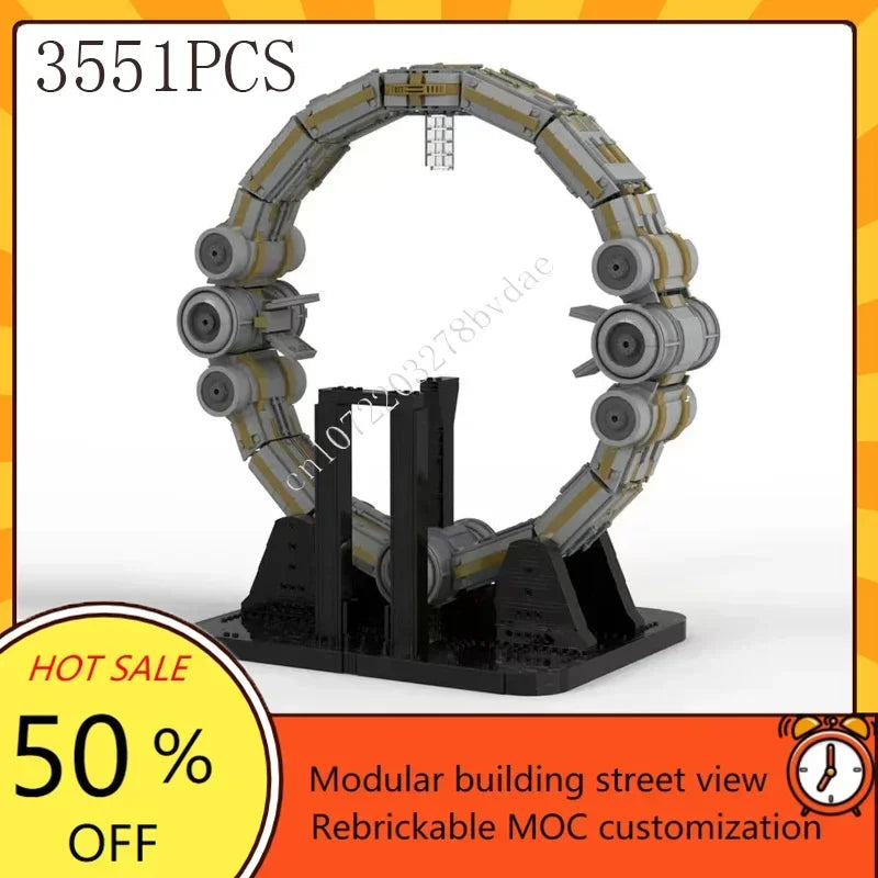 Vaisseau spatial futuriste 3D – Jeu de construction