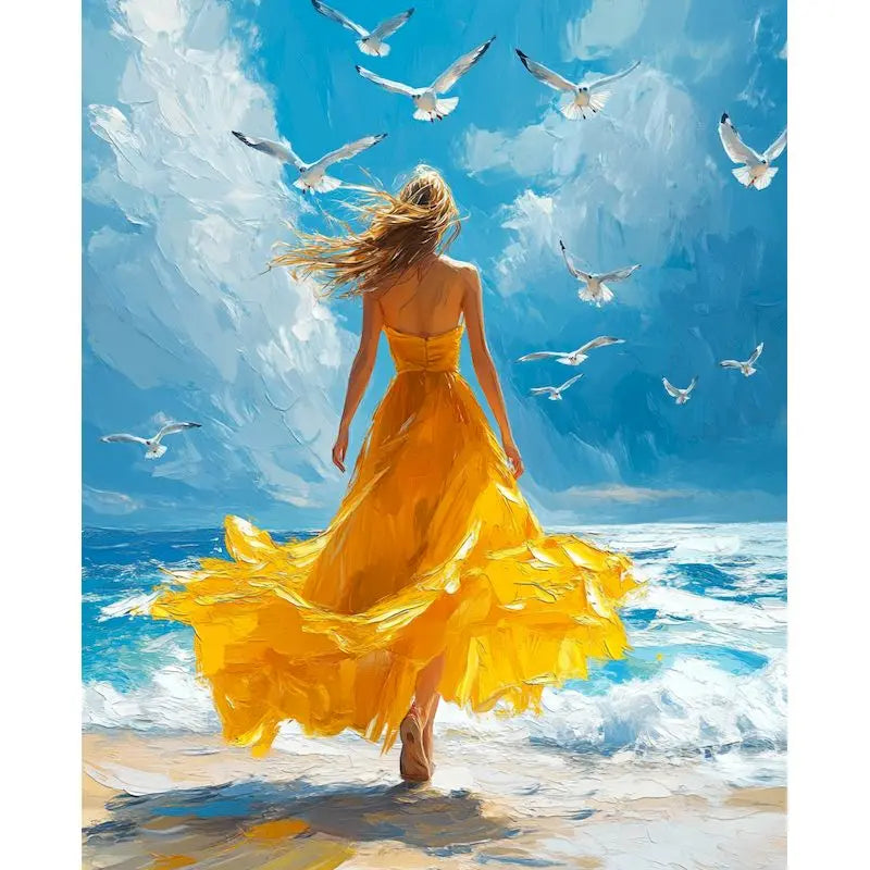 Puzzle Femme & Océan – Paysage Marin – 500 à 2000 pièces