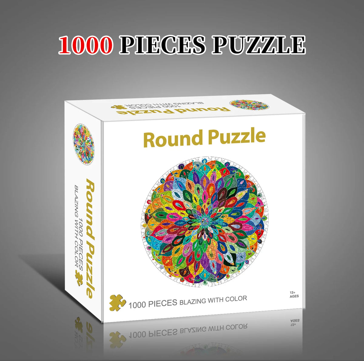 Puzzle rond 1000 pièces – Collection Évasion – 65 cm