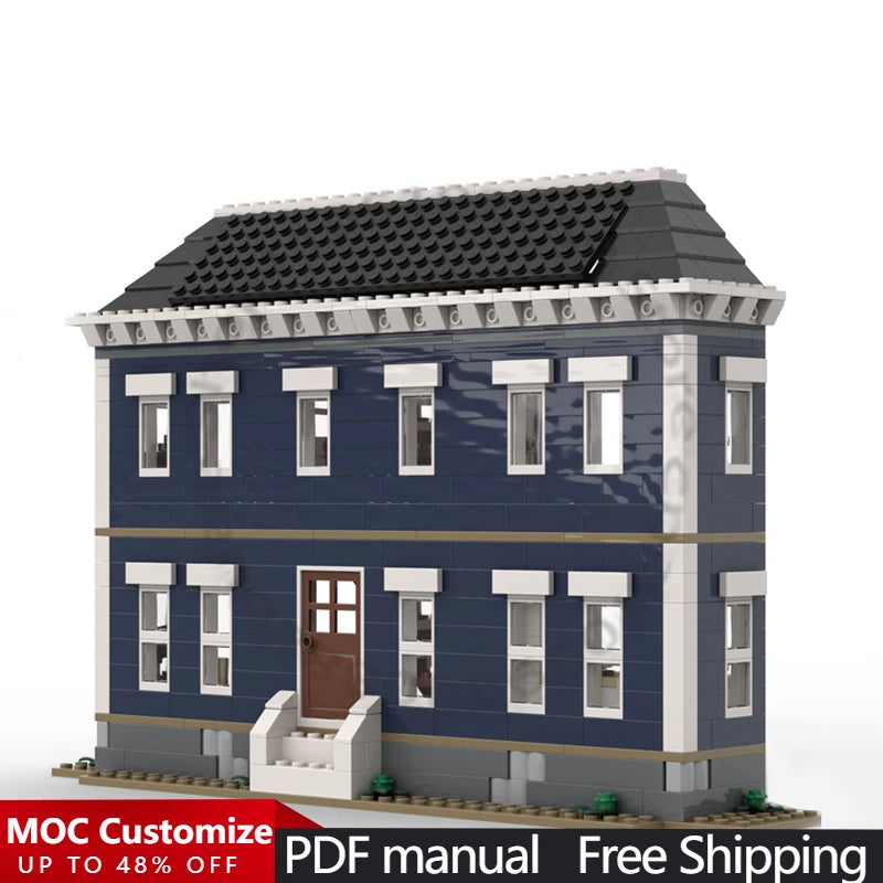 Maison modulaire MOC à construire – 610 pièces – Jeu de construction 14+