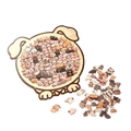 Puzzle en Bois Chat & Chien – Pièces Irrégulières