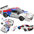 🏎️ Voiture de Course – Kit de Construction 363 Pièces avec Vitrine