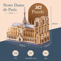 Puzzle 3D en bois Notre-Dame de Paris – Maquette à construire