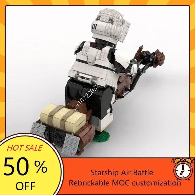 Soldat de l’Espace à Construire – Figurine Géante en Blocs MOC