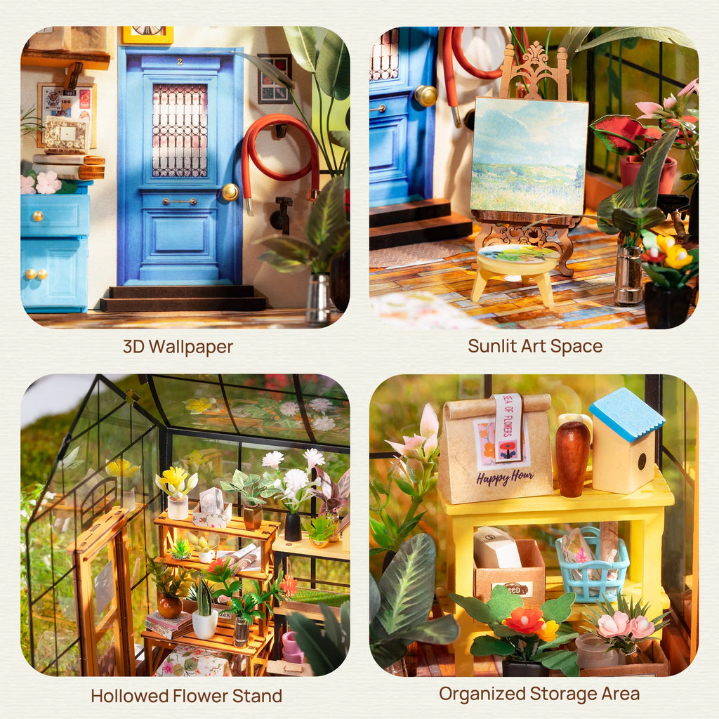 Serre Miniature DIY en Bois