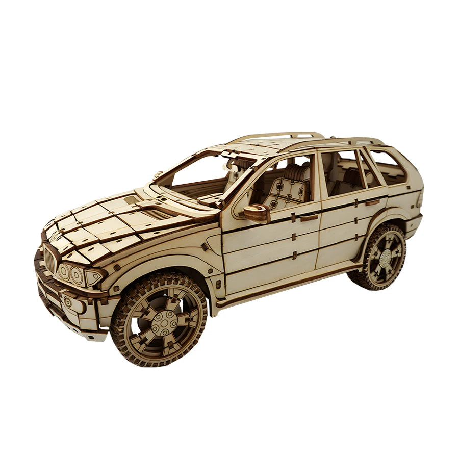 Berline Moderne OUZEY – Maquette 3D en Bois à Construire