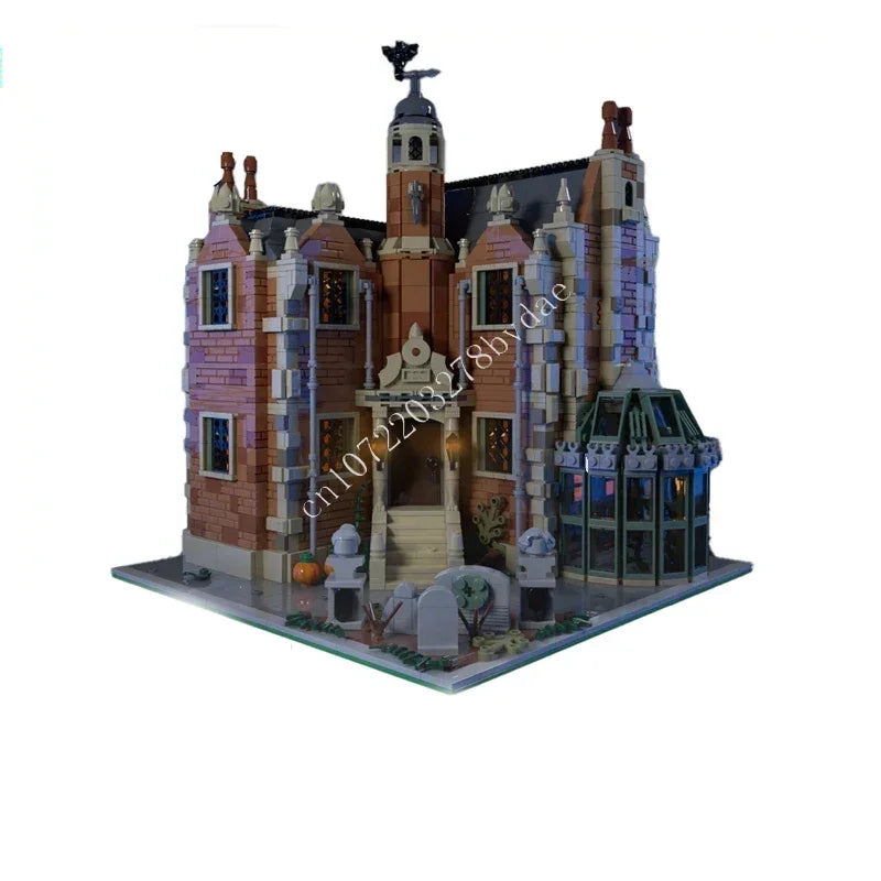 Manoir Hanté à Construire – 2 098 Pièces | Maquette en Briques