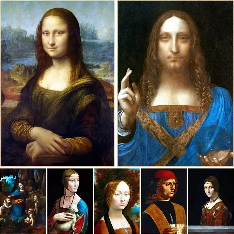 Puzzle Léonard de Vinci – Mona Lisa & Salvator Mundi – Puzzle d’Art pour Adultes