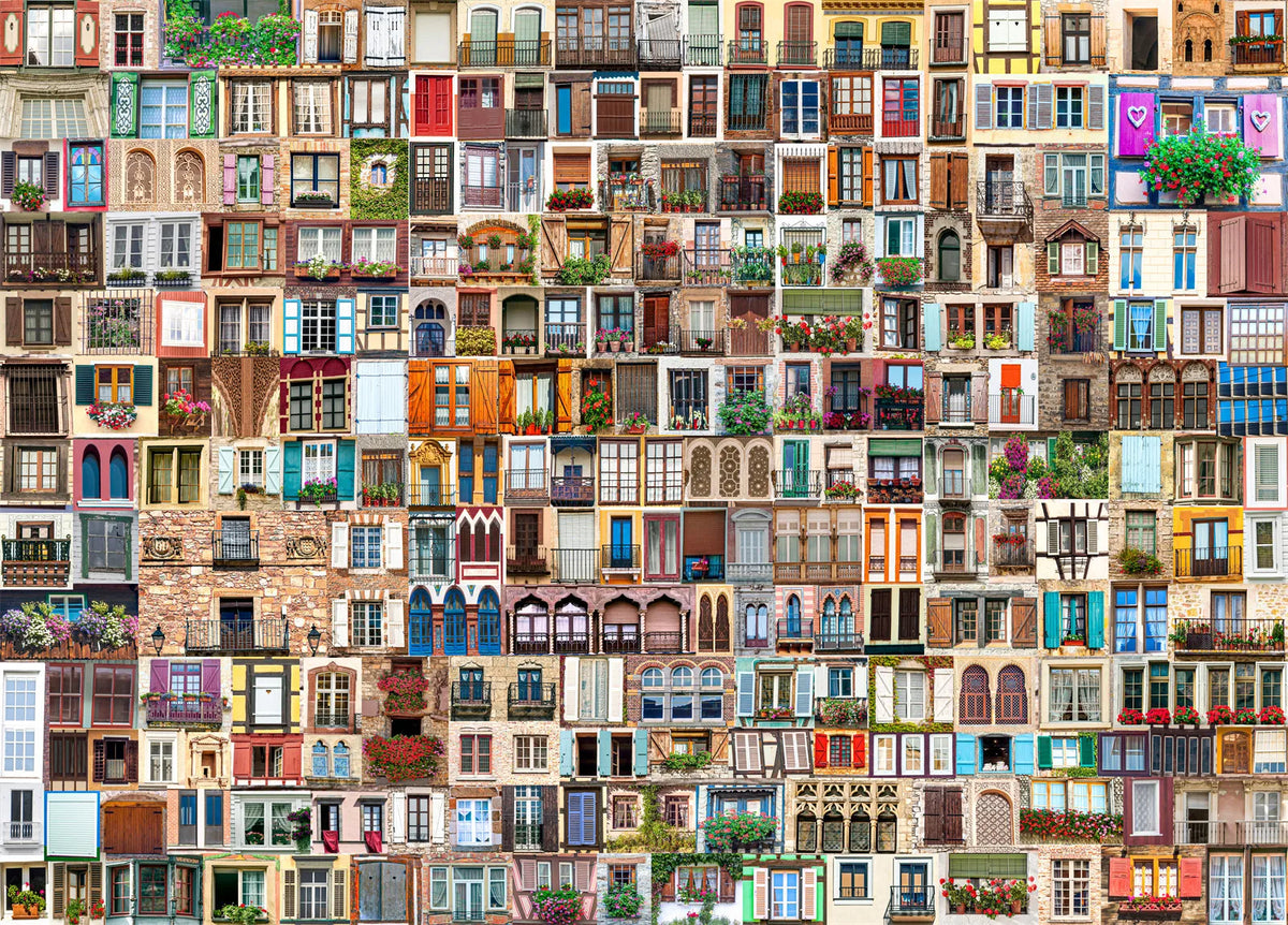 Puzzle Fenêtre sur le Monde – 1000 pièces – Adulte