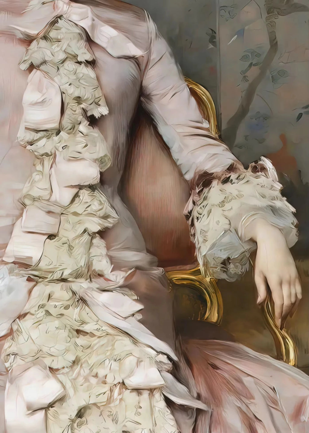 Puzzle Portrait de Femme Baroque – Ange Déchu – 1000 Pièces
