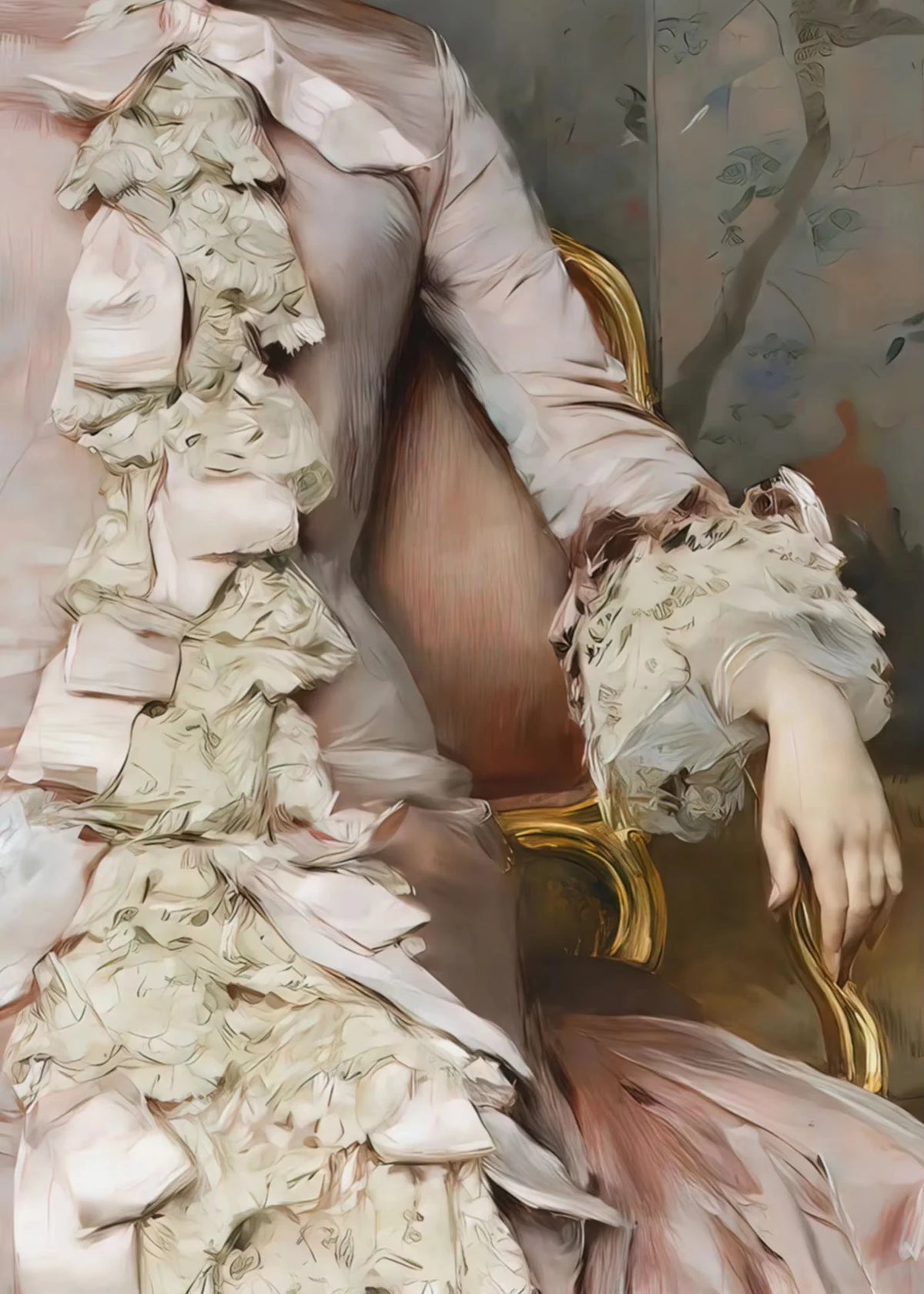 Puzzle Portrait de Femme Baroque – Ange Déchu – 1000 Pièces