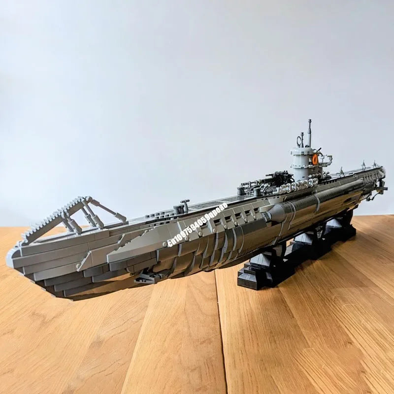 Sous-marin à Construire – 4 565 Pièces | Maquette en Briques