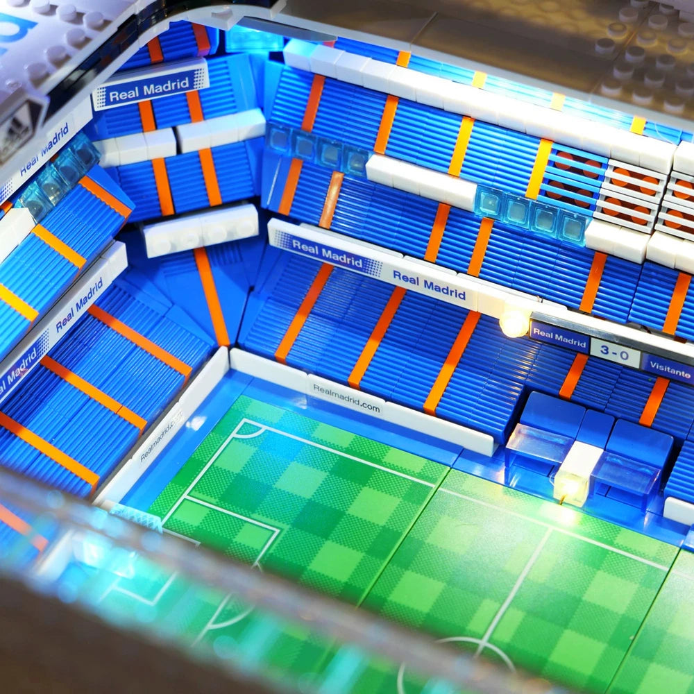 Kit d’éclairage LED pour stade Santiago Bernabéu en briques – Modèle 10299