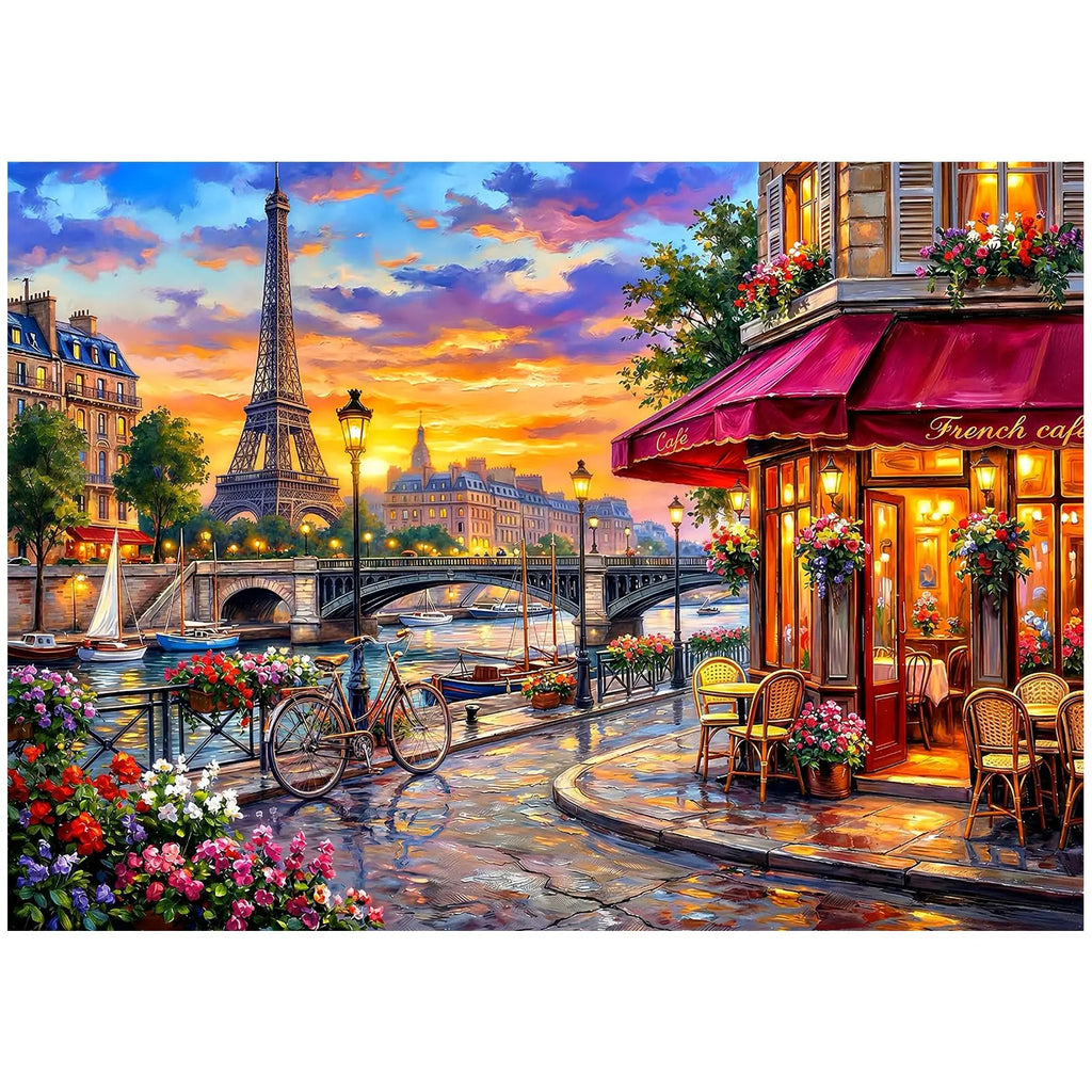 Puzzle Rue de Paris – 1000 pièces – Adulte