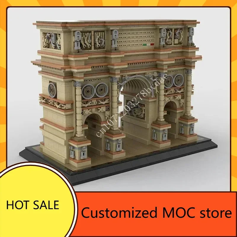 Arc de Constantin à construire – Maquette en briques MOC 3101 pièces