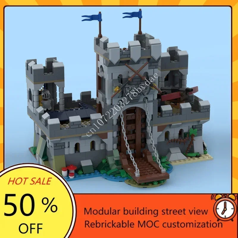 Château médiéval du Faucon – Kit de construction MOC 910 pièces