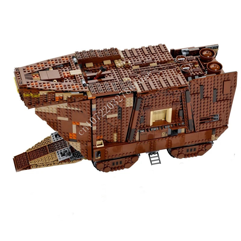 Maquette Sandcrawler – 3296 Pièces | Véhicule Spatial MOC à Construire