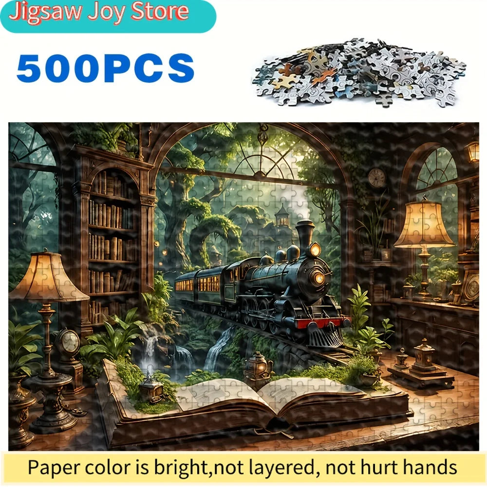 Puzzle adulte 500 ou 1000 pièces – Jeu de patience et de détente