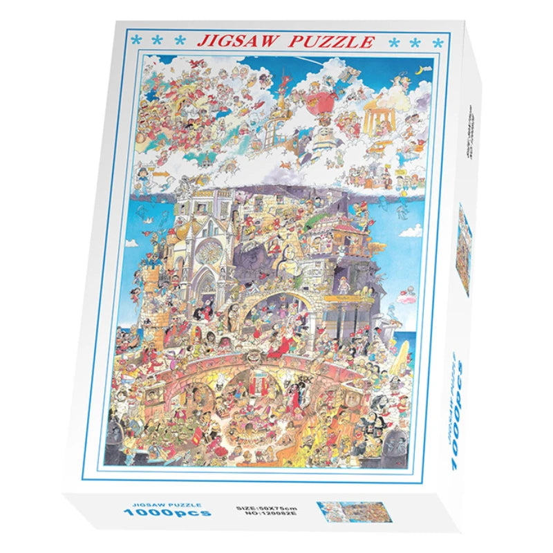 Puzzle Peintures Célèbres – Paysages & Personnages – 1000 Pièces