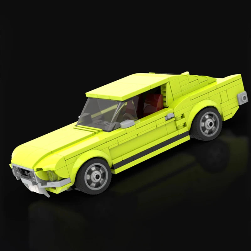Voiture de Sport Classique à Construire – Modèle MOC en Briques