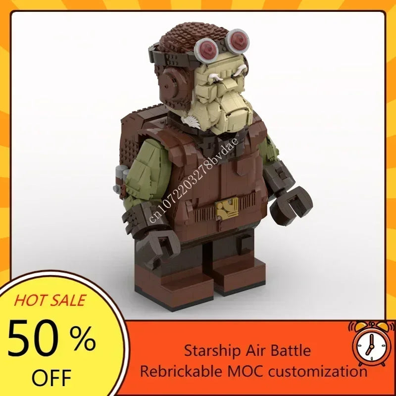 Pilote de Combat Spatial MOC – Figurine à construire en briques