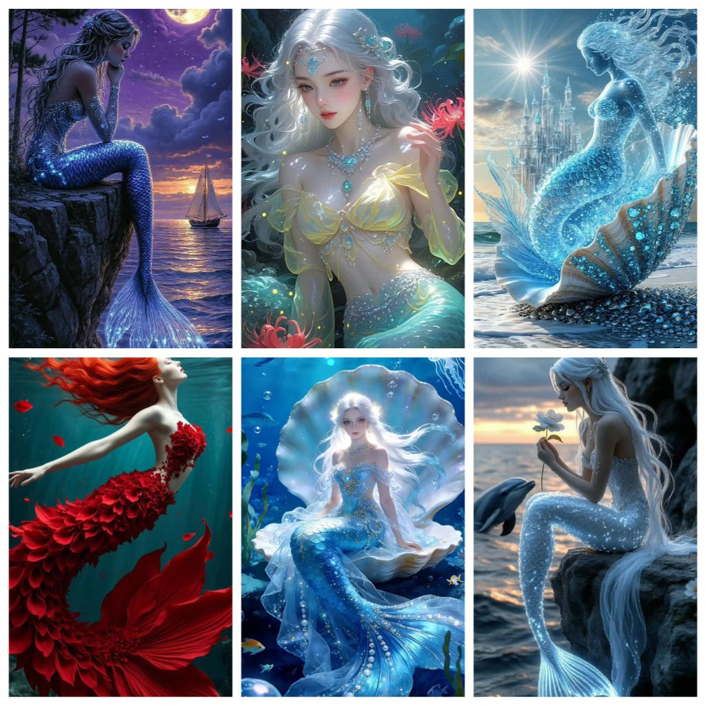 Puzzle Sirène et Paysage Marin – 500, 1000, 1200 ou 2000 Pièces