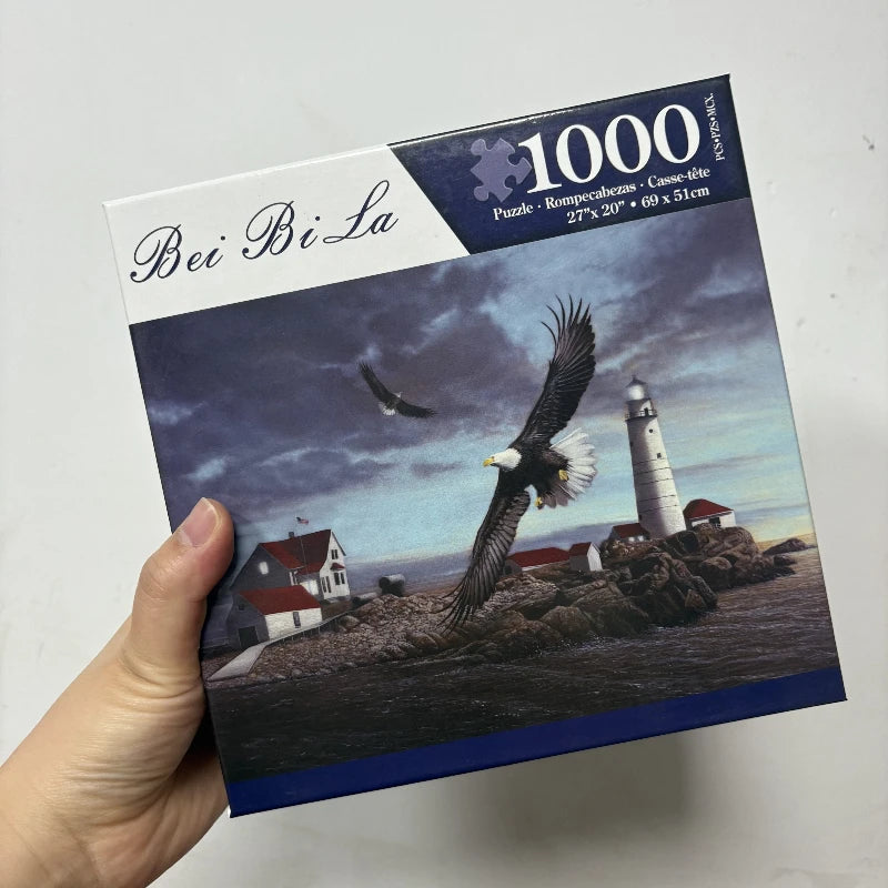 Puzzle Aigle Majestueux – 1000 pièces – 69 × 51 cm