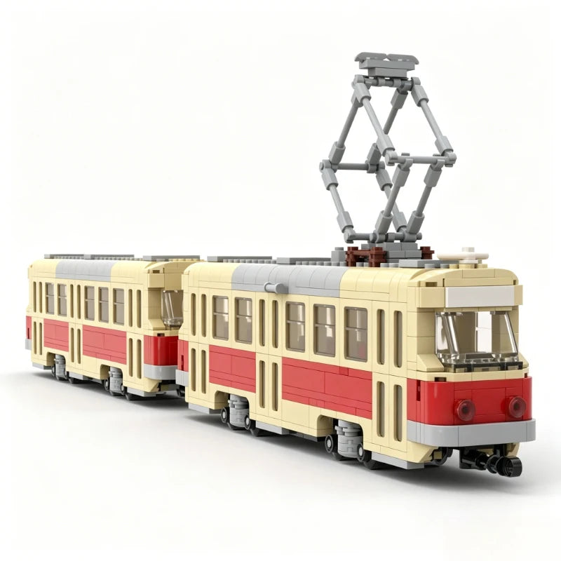 Tramway rétro à construire – Kit de construction MOC 1017 pièces