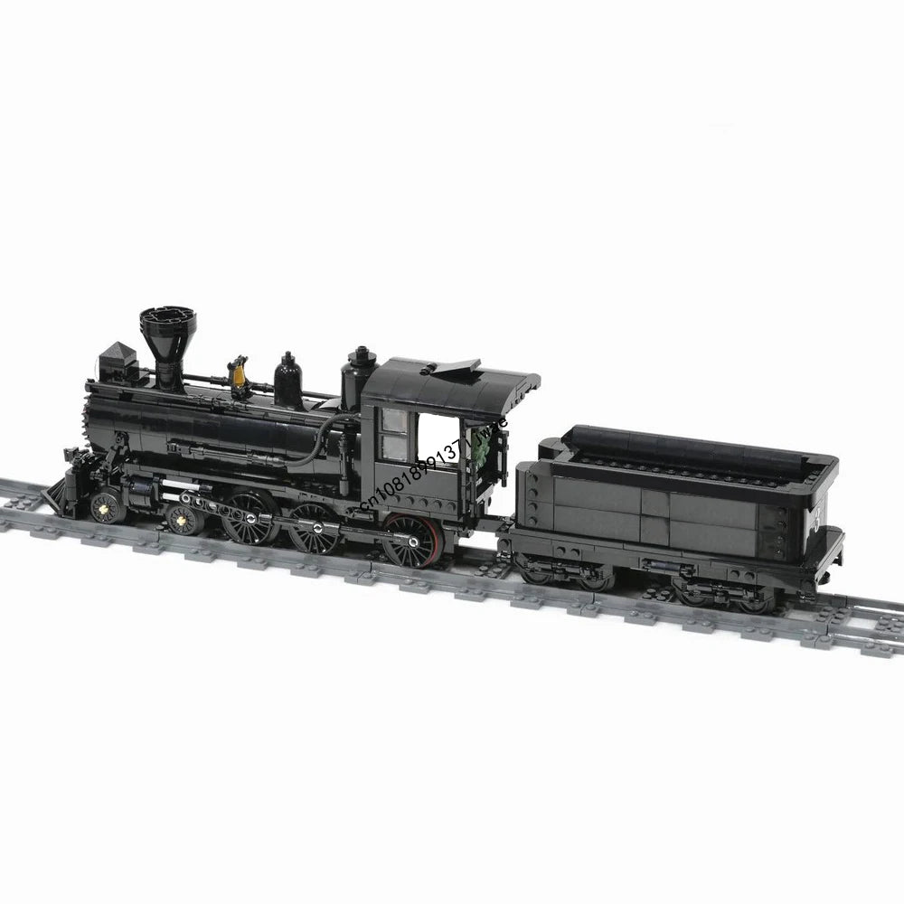 Locomotive à vapeur à construire – 948 pièces – Kit de construction MOC